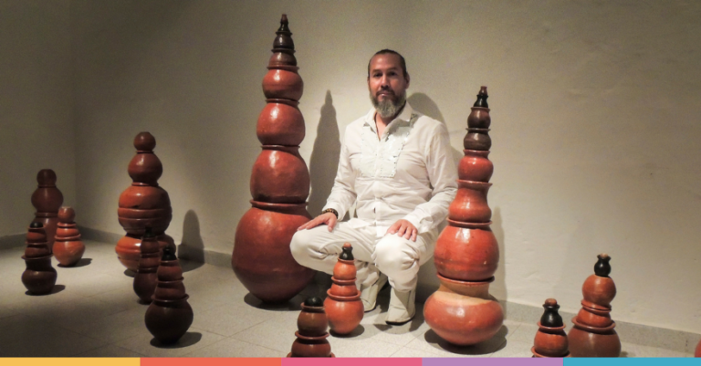Marcos Benítez: Inauguro su muestra “Yryru o el contorno del agua”