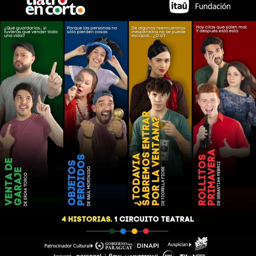 Afiche de la temporada de septiembre de Tiatro en Corto