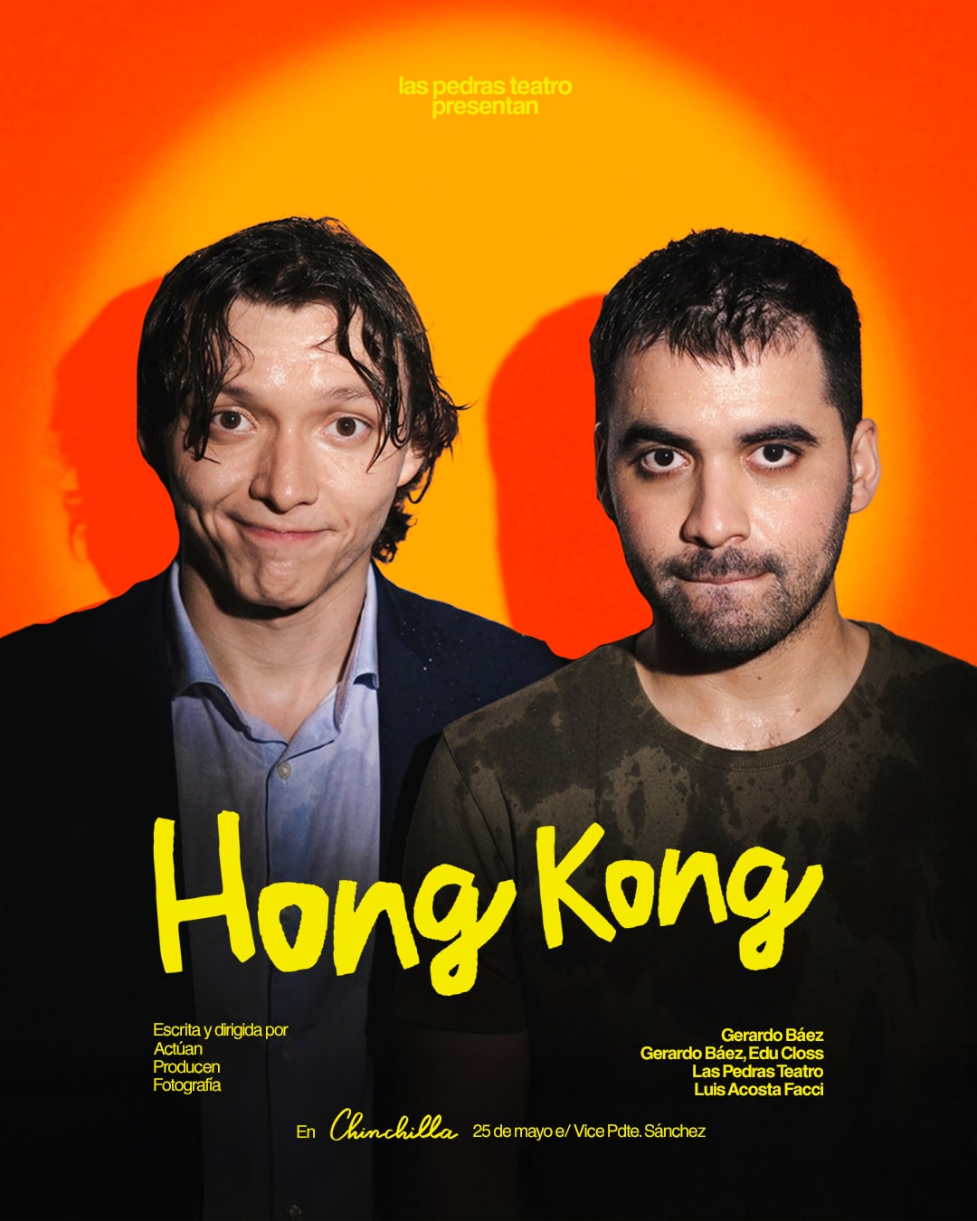 Retrato promocional de los protagonistas de la obra Hong Kong