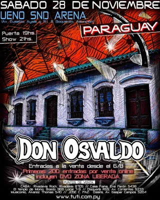 Don Osvaldo durante una presentación en vivo