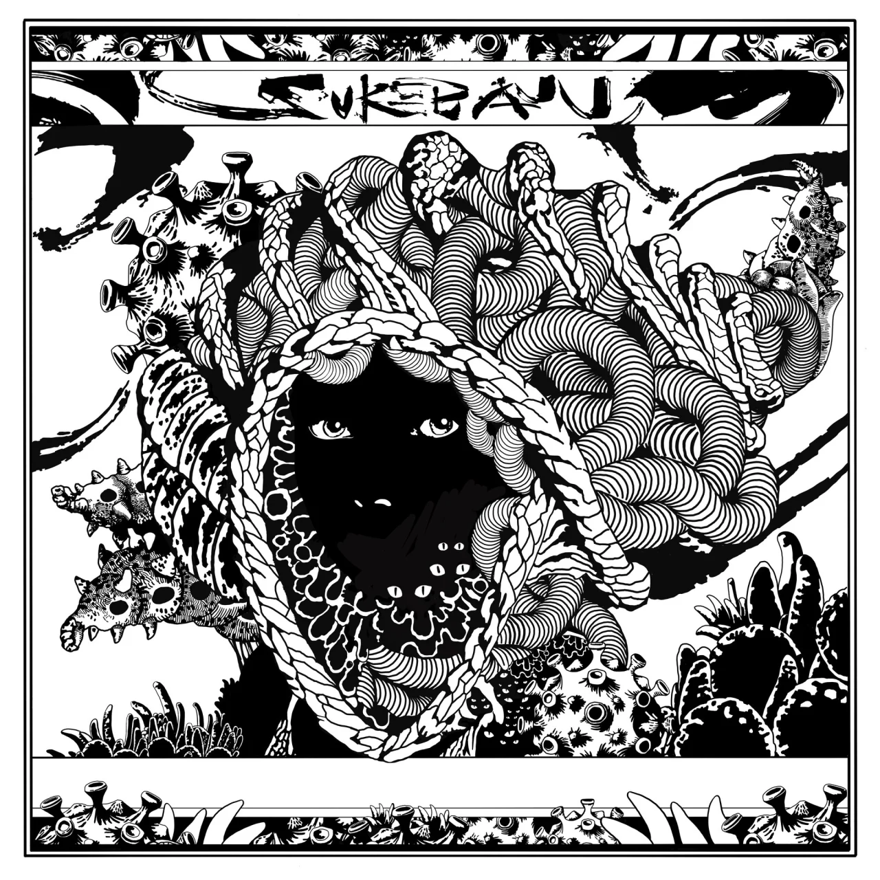 Arte de portada del EP Un golpe tras otro de Sukeban